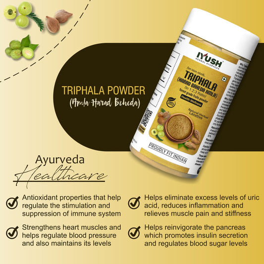 Pure Triphala Powder in 123 Ratio