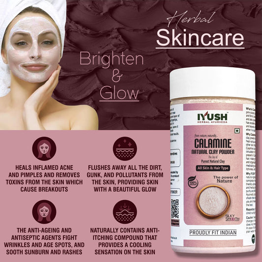 100% Pure Calamine Clay Powder