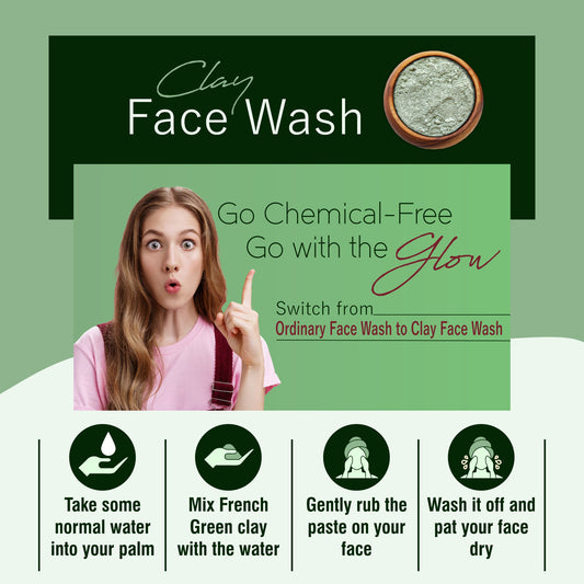 100% Pure French Green Clay Powder