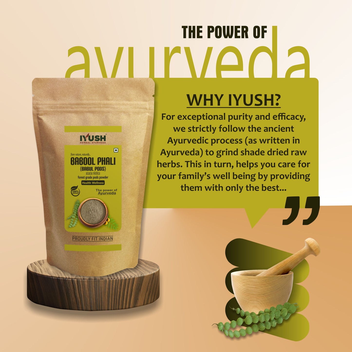 Pure Babool Phali Powder