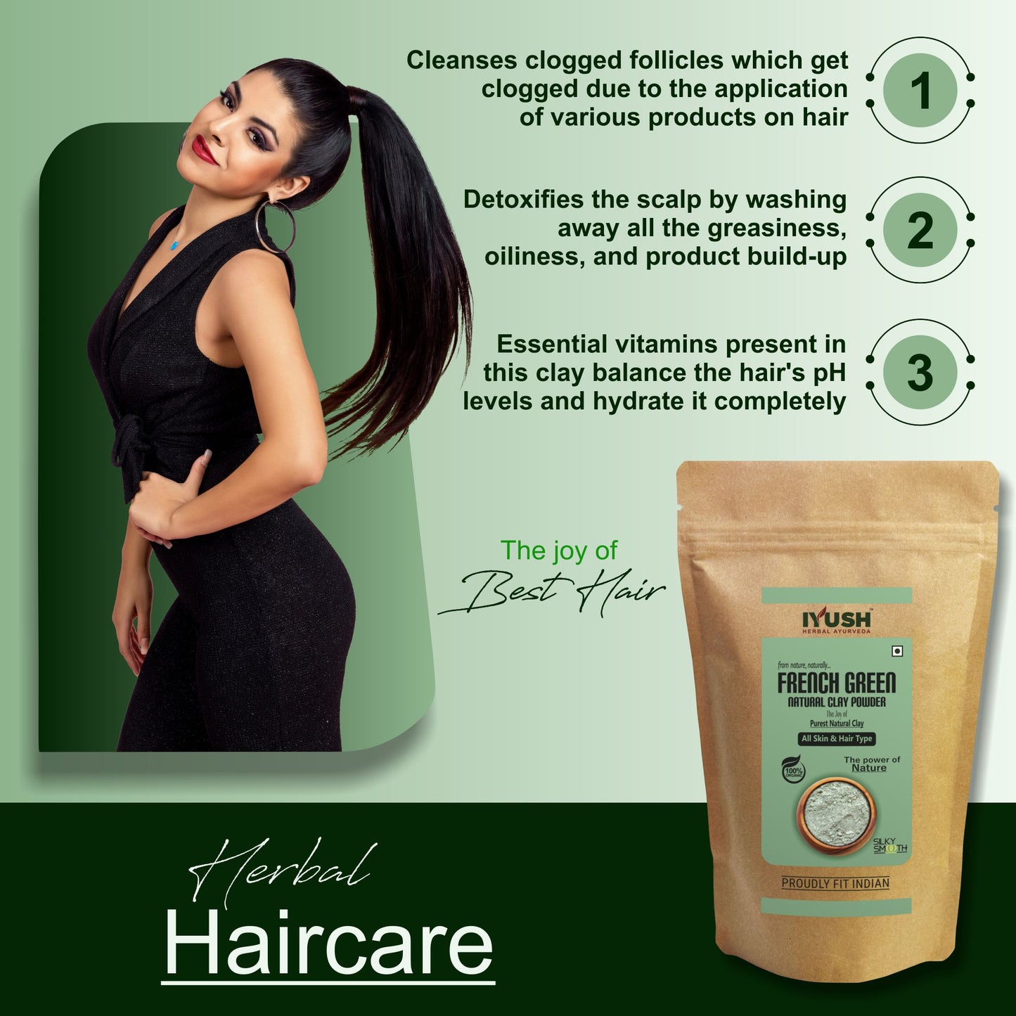 100% Pure French Green Clay Powder