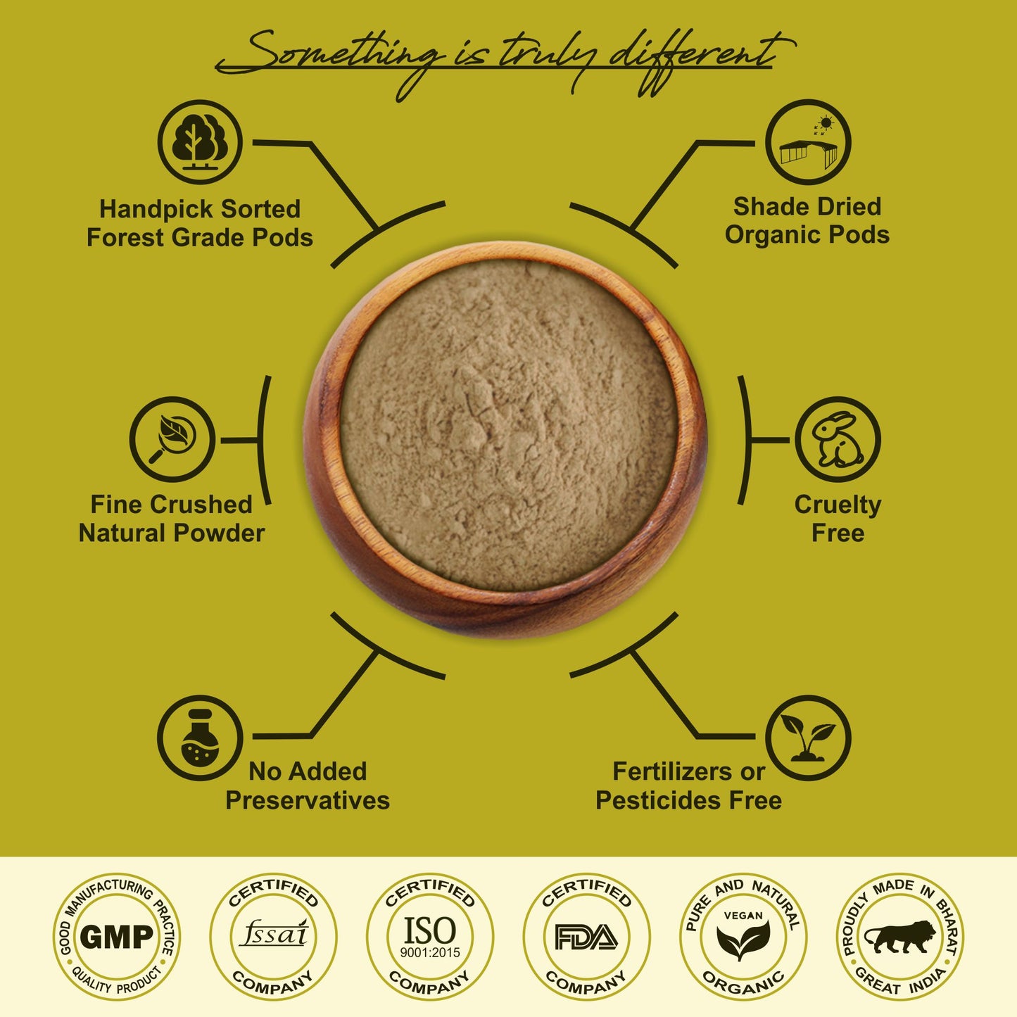 Pure Babool Phali Powder