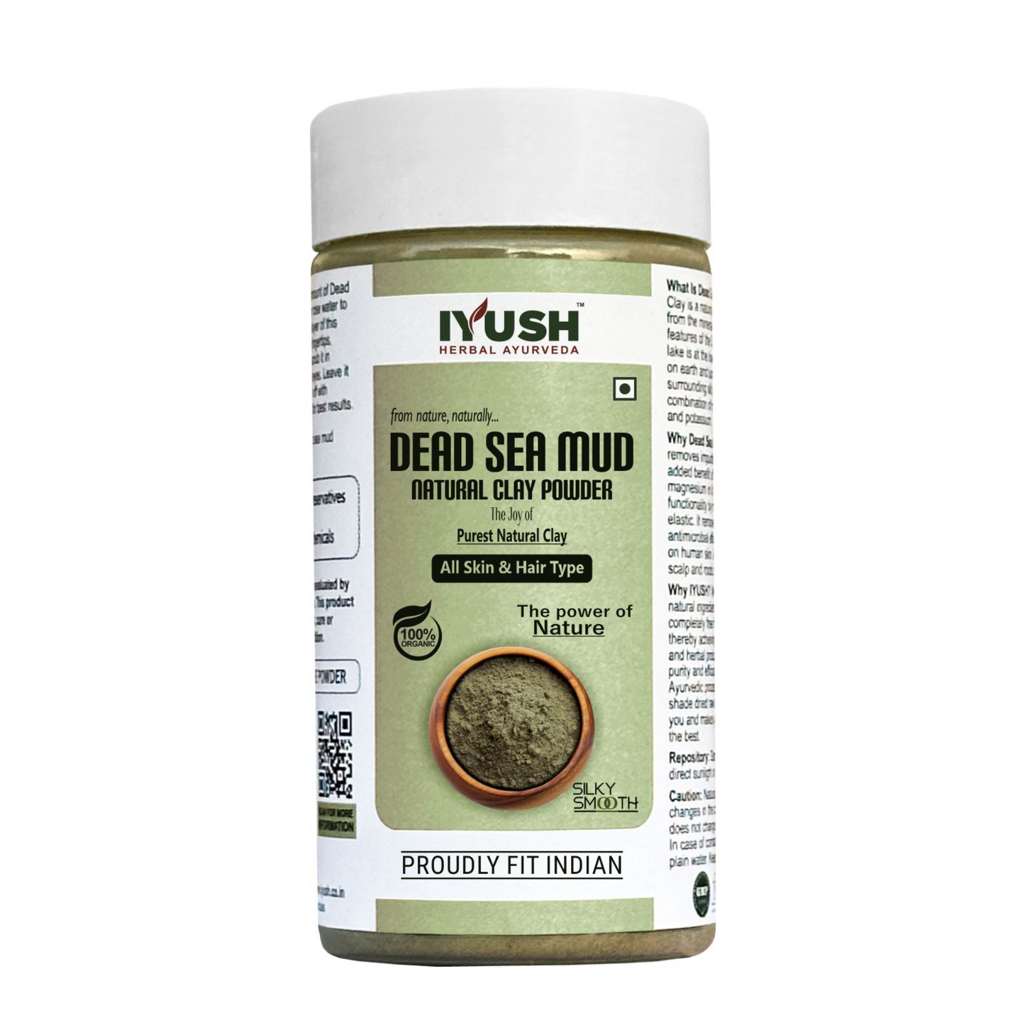 100% Pure Dead Sea Mud Clay Powder