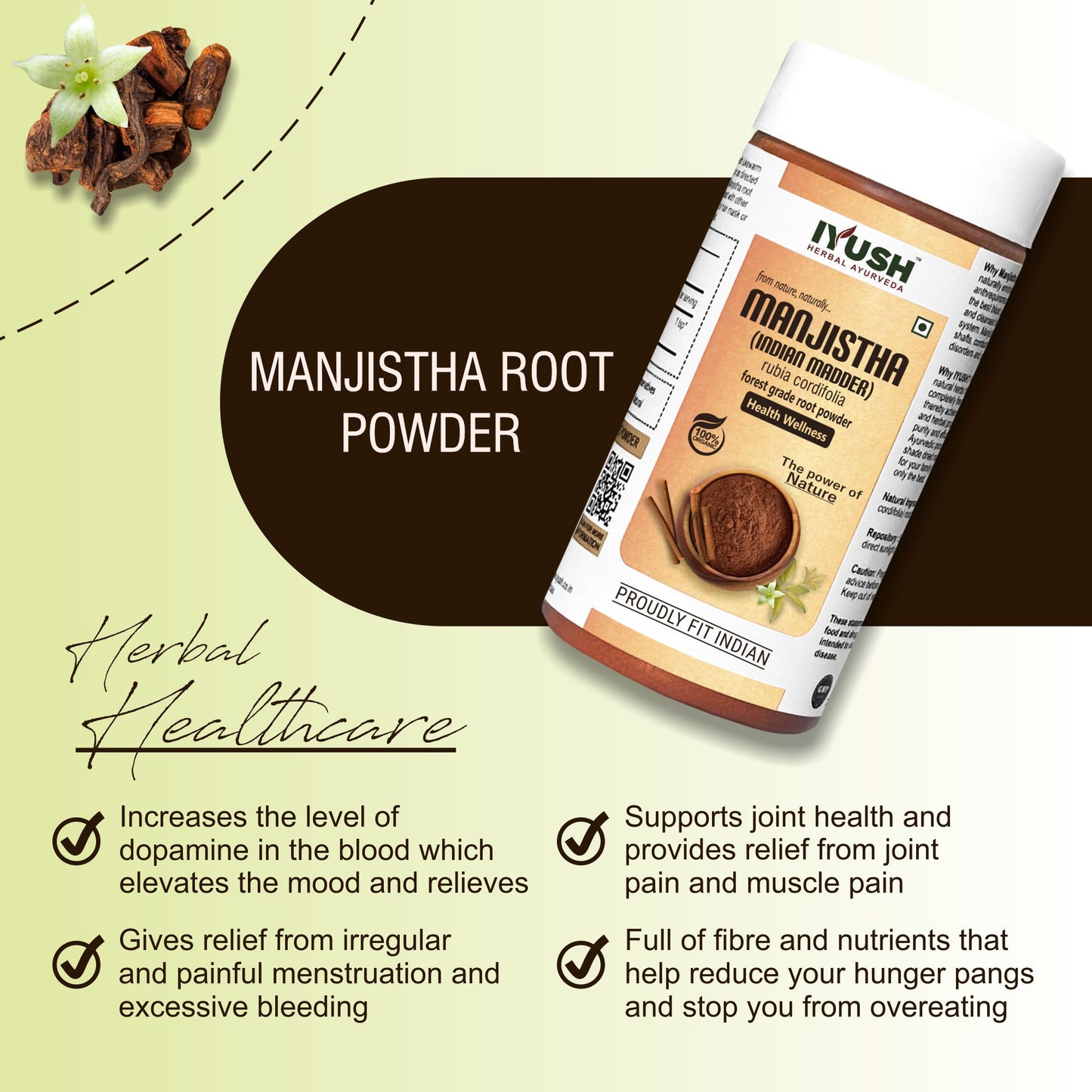 Pure Manjistha Root Powder