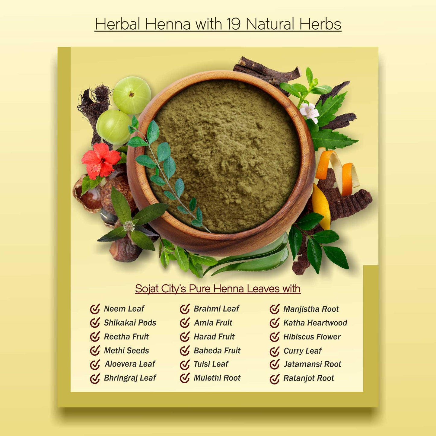 Premium Herbal Henna and Indigo Leaf Powder for Holistic Hair Wellness – Pack of 2, 100gm Each