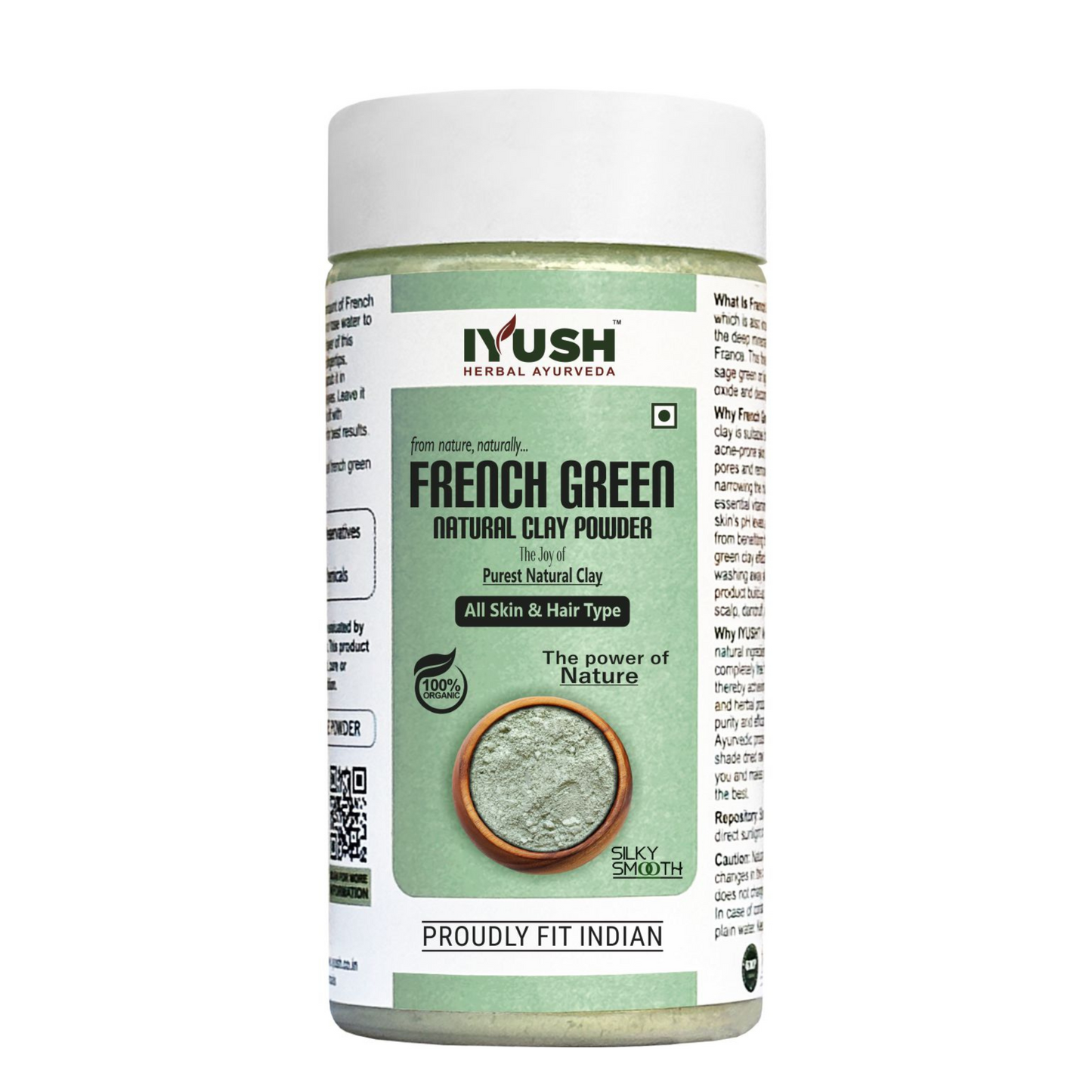 100% Pure  French Green Clay Powder