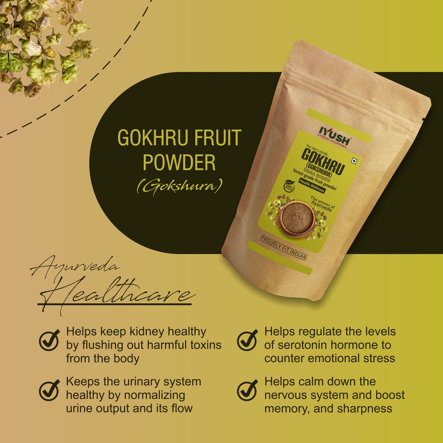 Pure Gokshura Powder