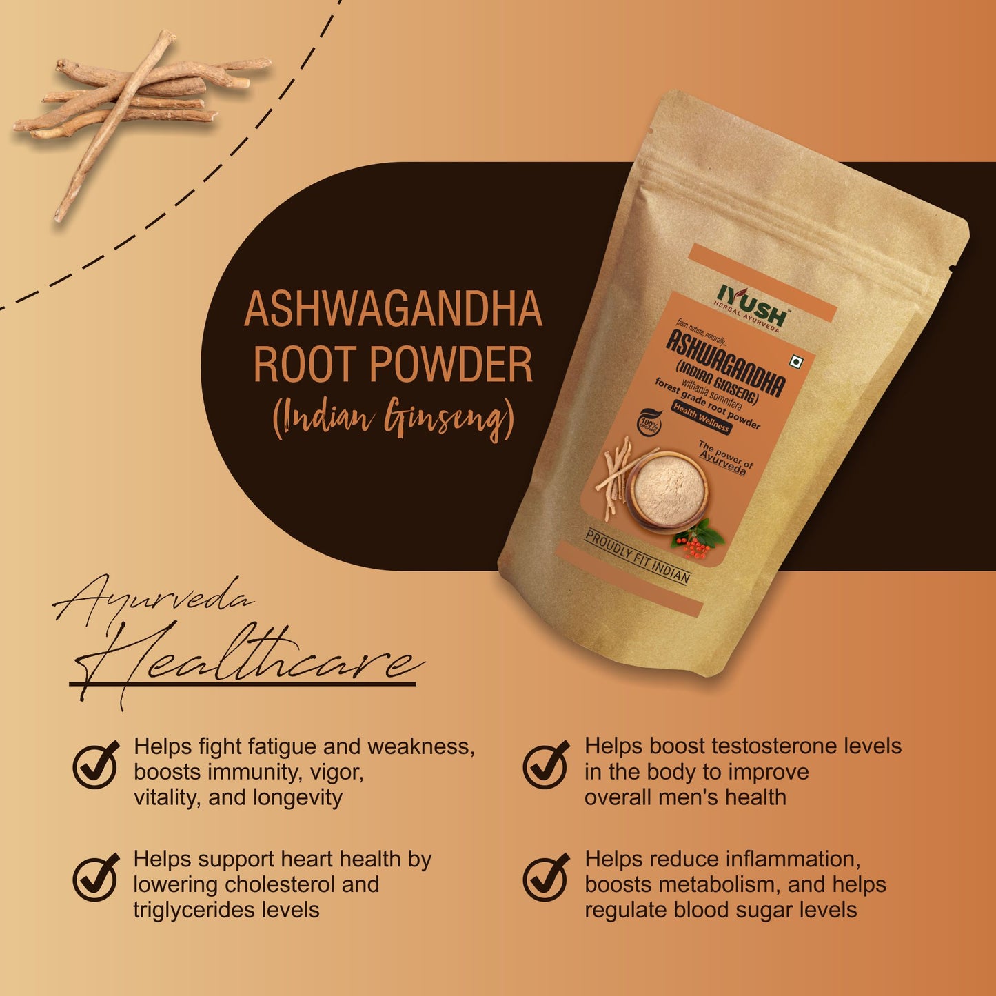 Pure Ashwagandha Root Powder