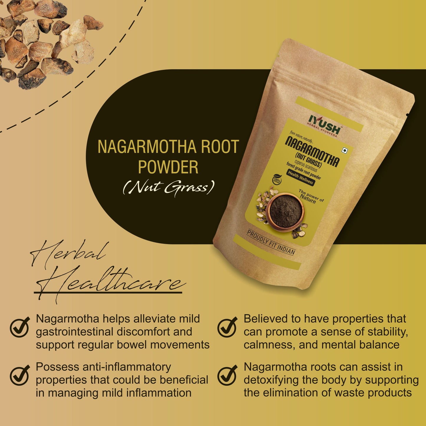 Pure Nagarmotha Powder