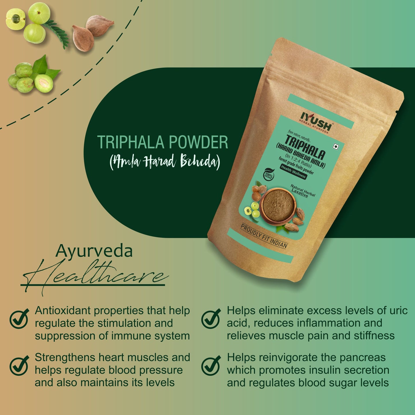 Pure Triphala Powder