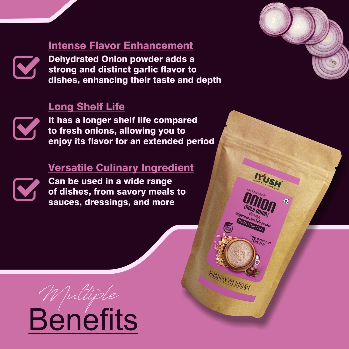 Pure Dehydrated Onion Powder