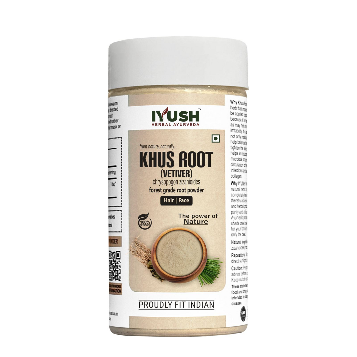 Pure Vetiver Root Powder