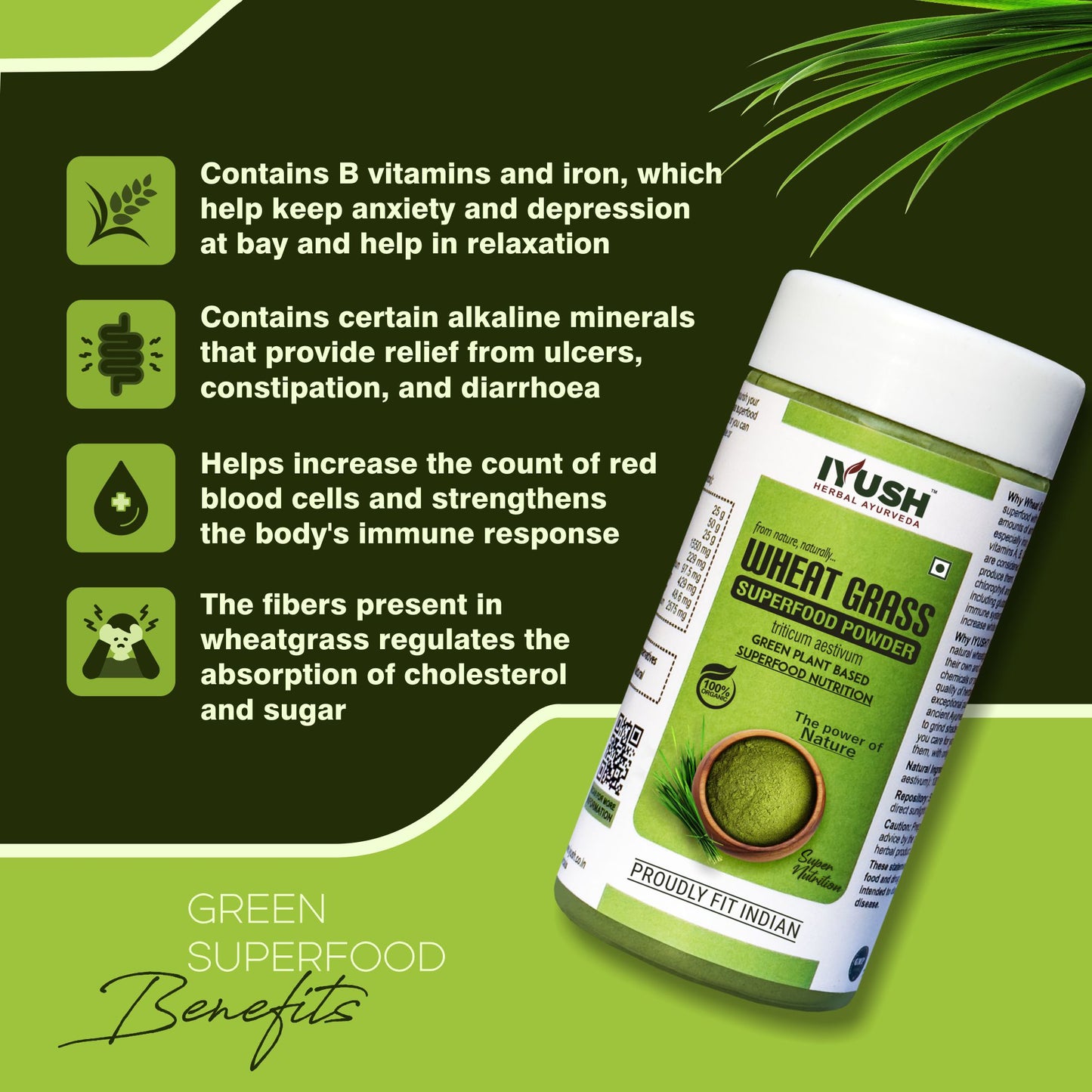 Premium Wheatgrass Superfood Powder