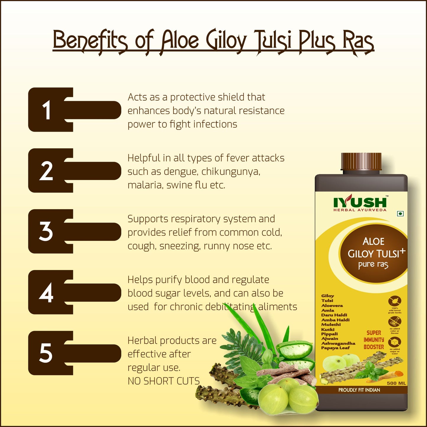 Pure Aloe Giloy Tulsi Ras