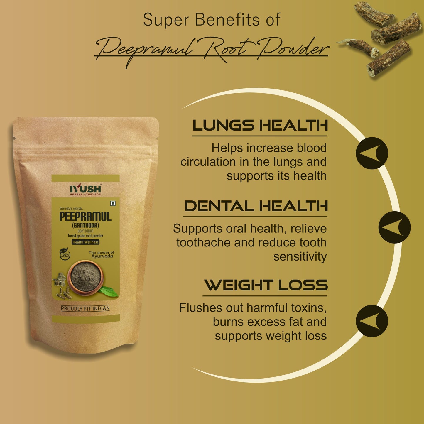 Pure Pippali Root Powder