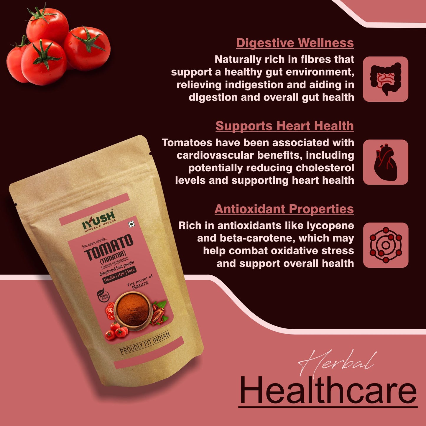 Pure Dehydrated Tomato Powder