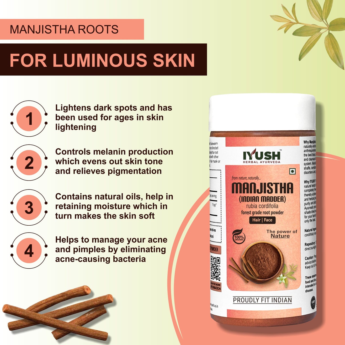 Pure Manjistha Root Powder