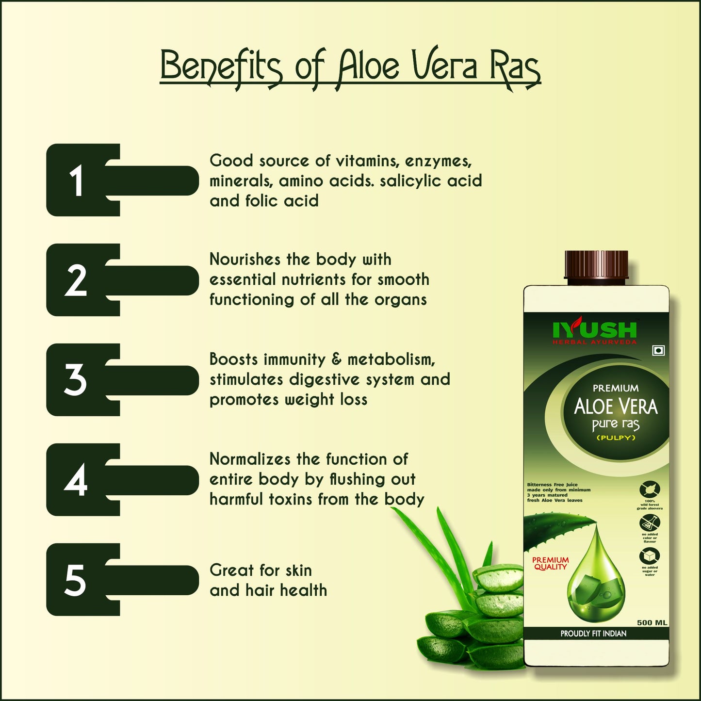 Pure and Pulpy Aloevera Ras