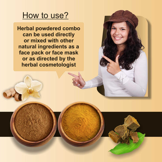 Premium Sandalwood and Kasturi Haldi Powder for Holistic Skin Wellness – Pack of 2, 100gm Each