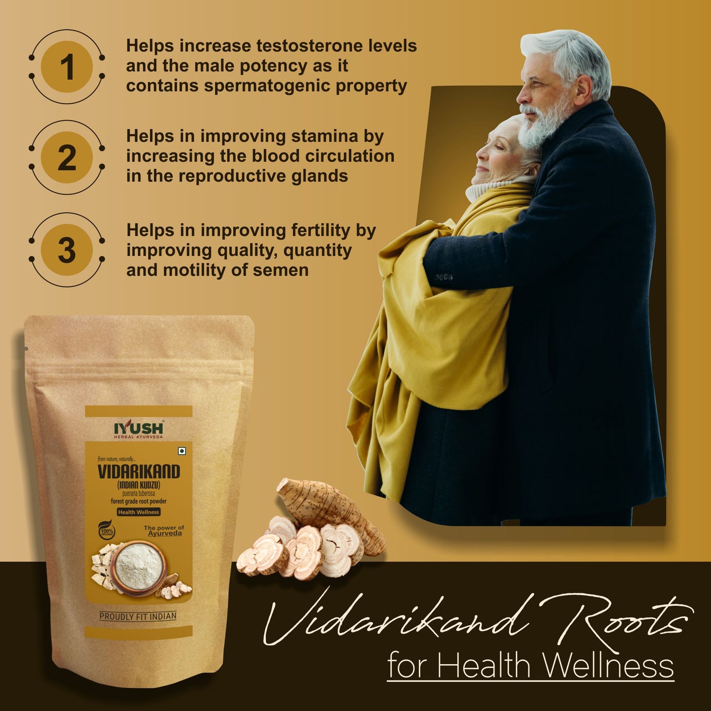 Pure Vidarikand Root Powder