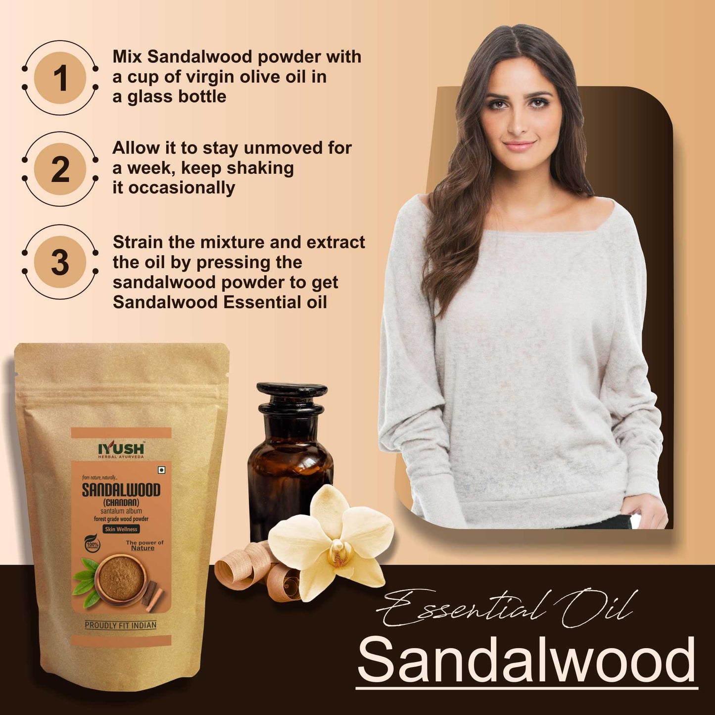 Pure Sandalwood Powder