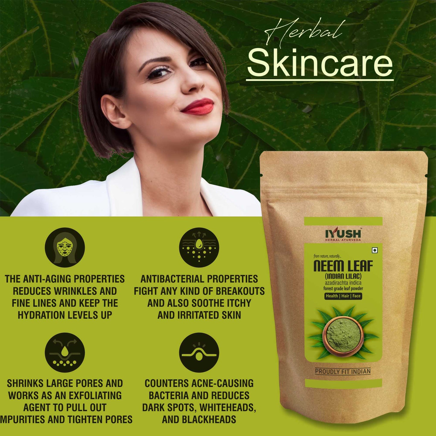 Pure Neem Leaf Powder