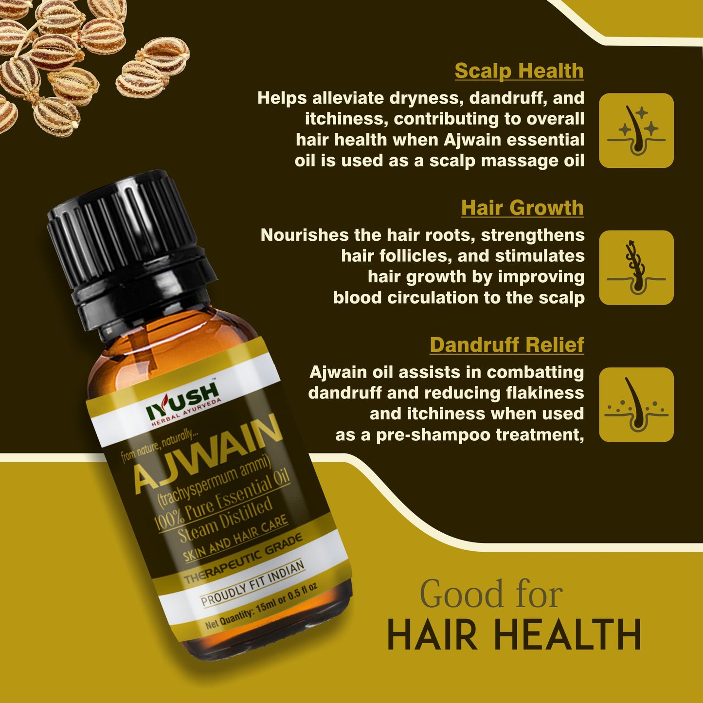 Pure Ajwain Essential Oil