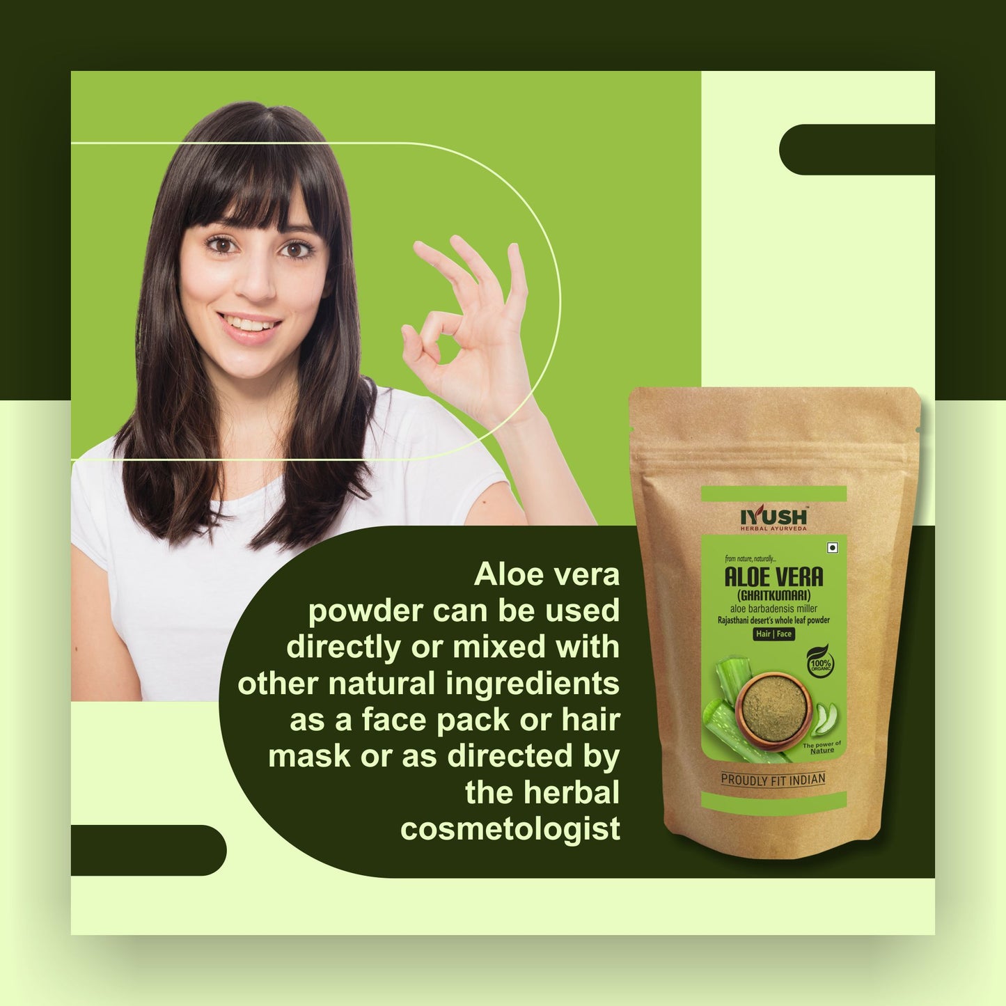 Pure Aloevera Leaf Powder