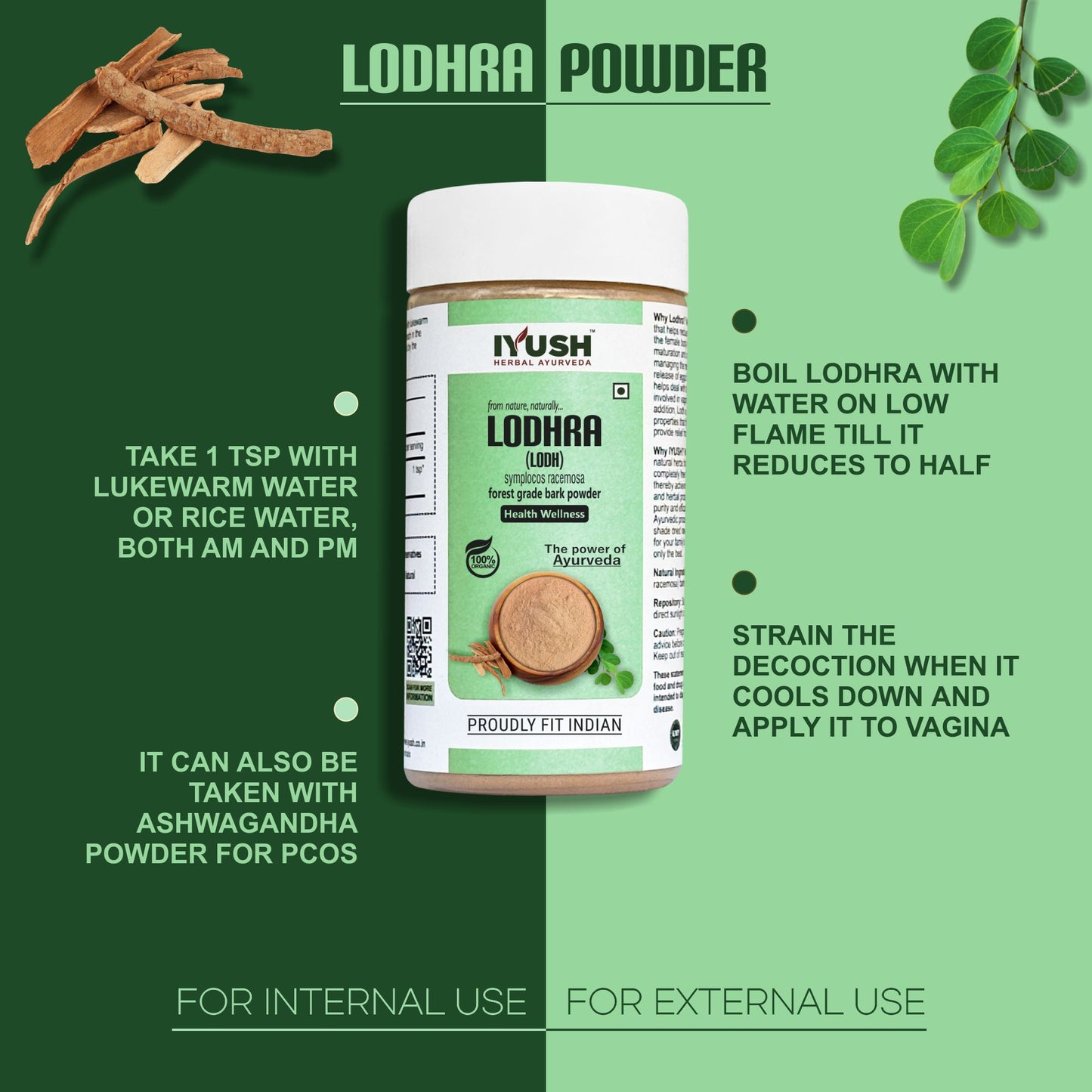 Pure Lodhra Powder