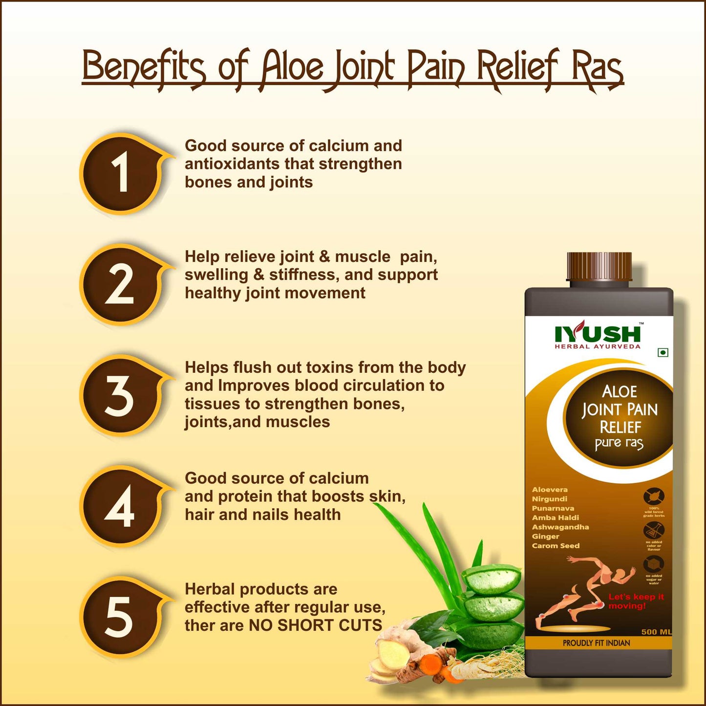 Pure Aloe Joint Pain Relief Ras