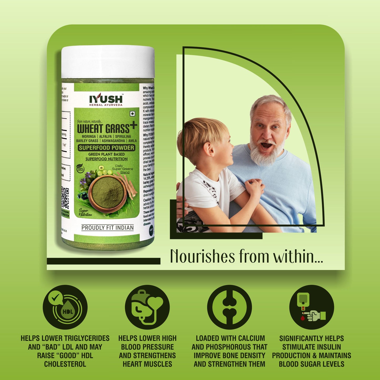 Premium Wheatgrass Plus Powder