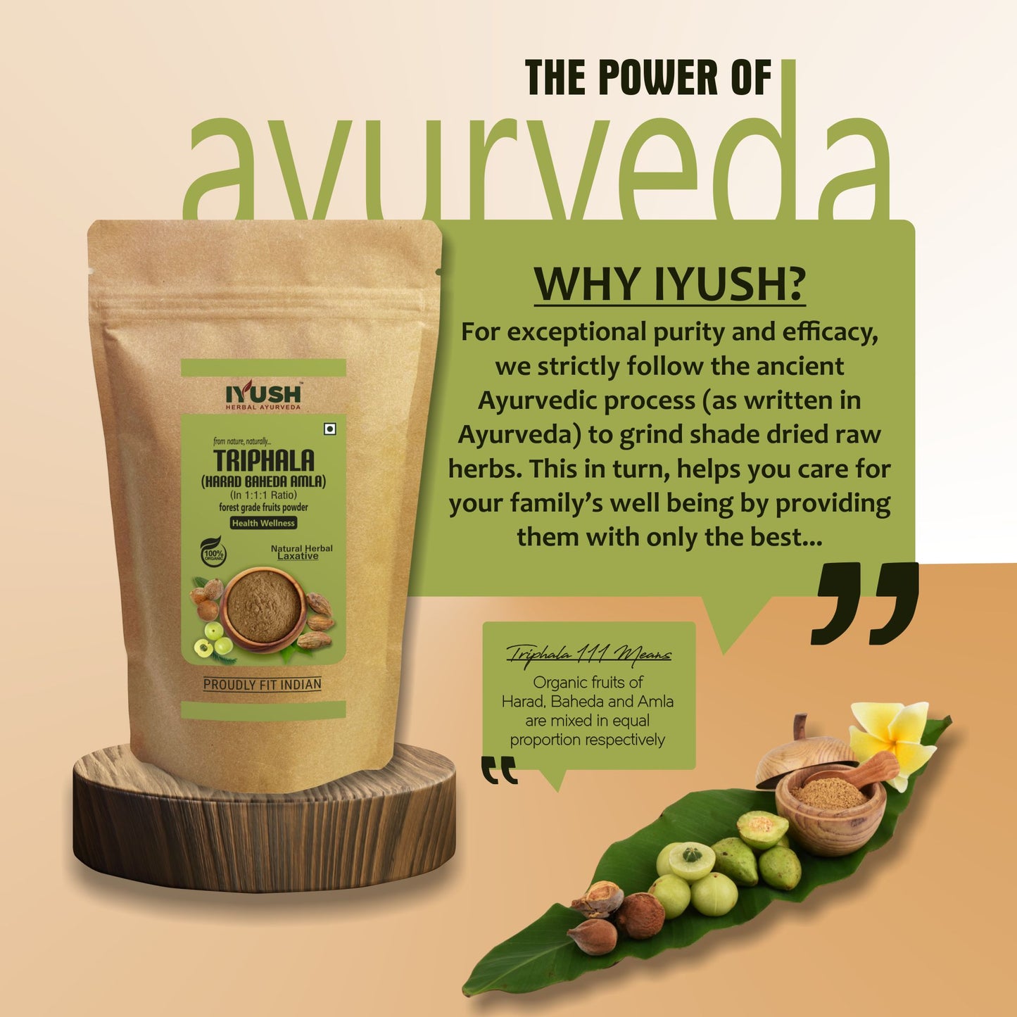 Pure Triphala Powder