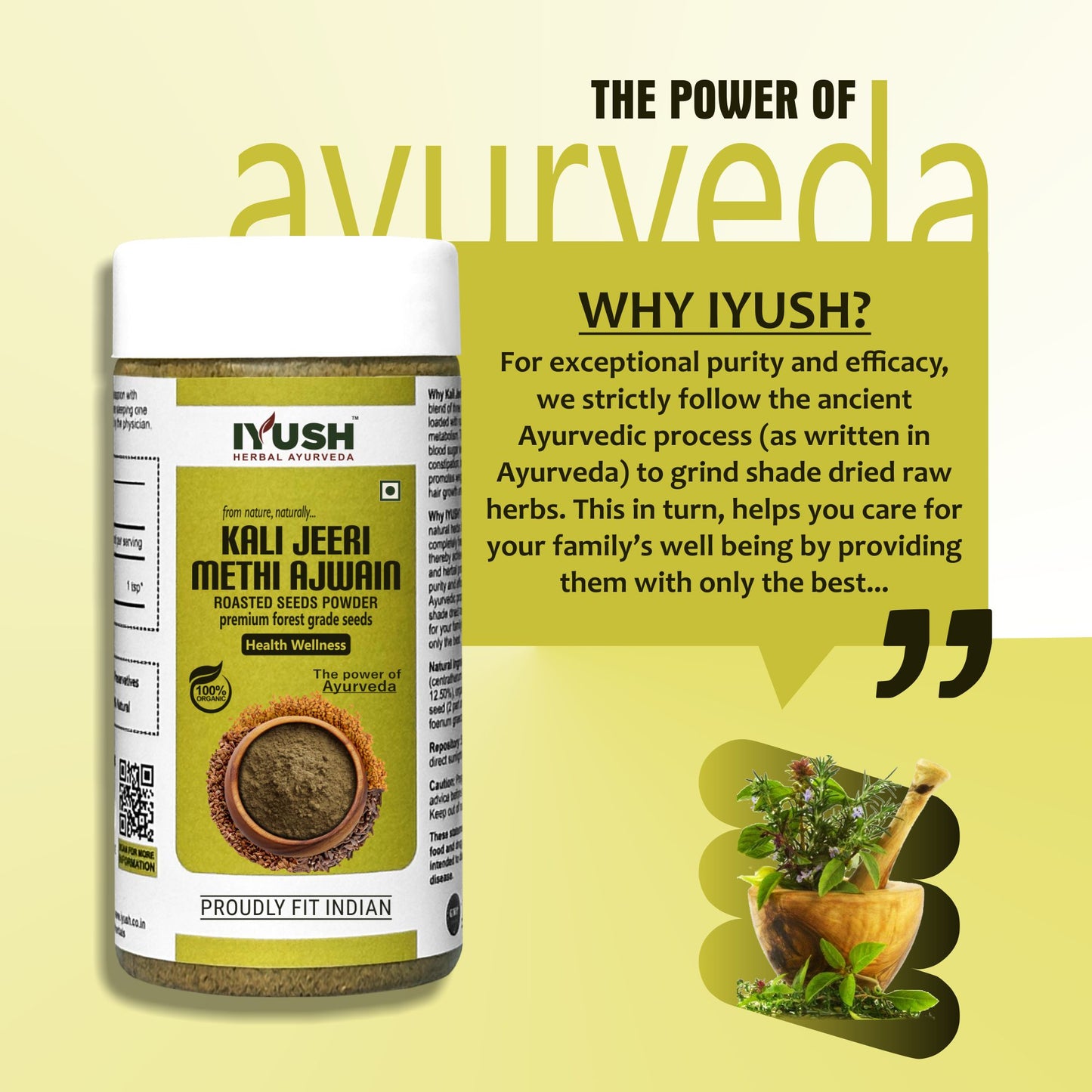 Premium Kali Jeeri Methi Ajwain Mix Powder