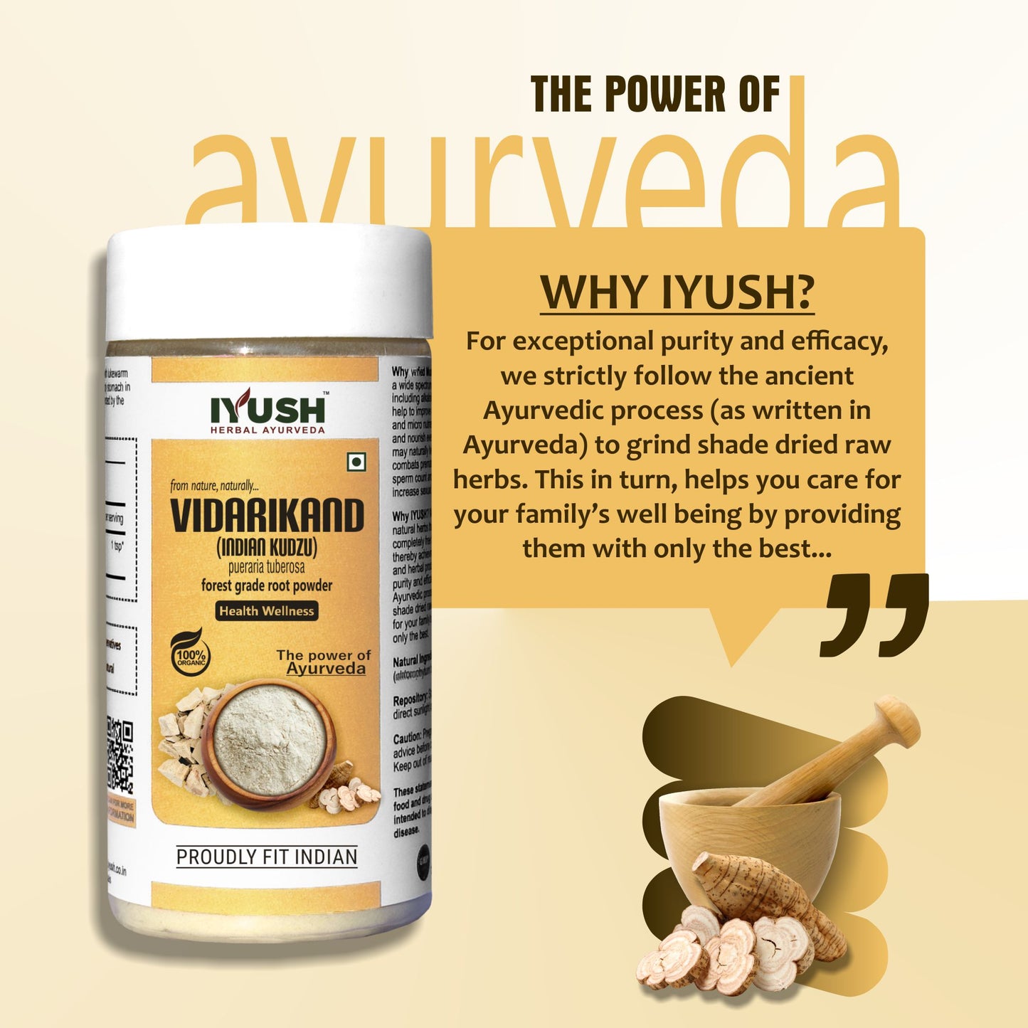 Pure Vidarikand Root Powder