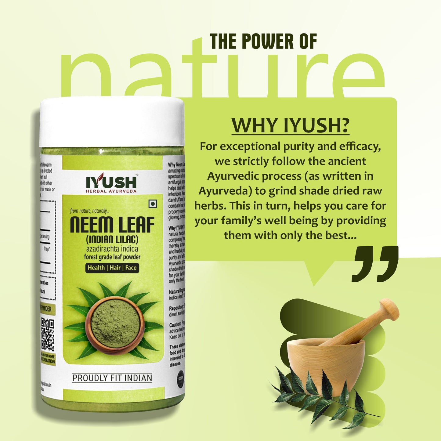 Pure Neem Leaf Powder