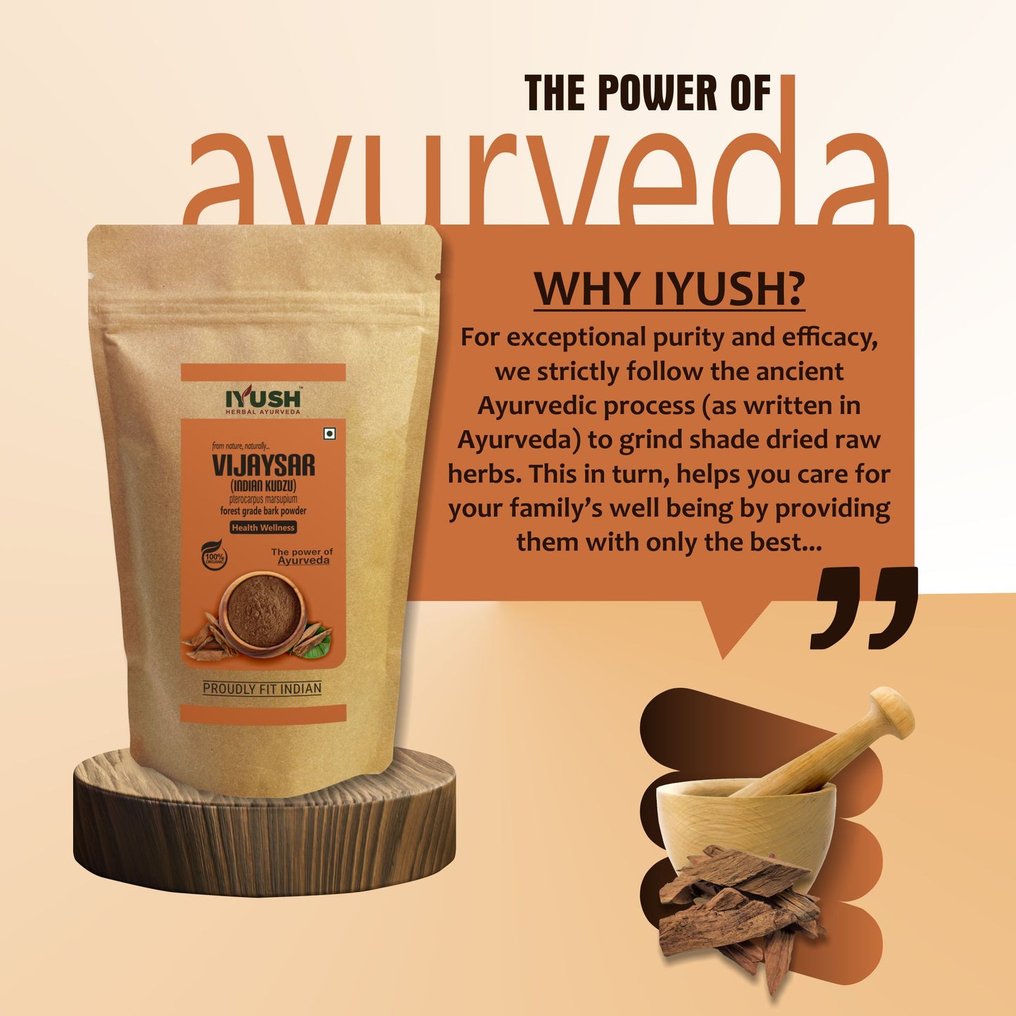 Vijaysar Bark Powder