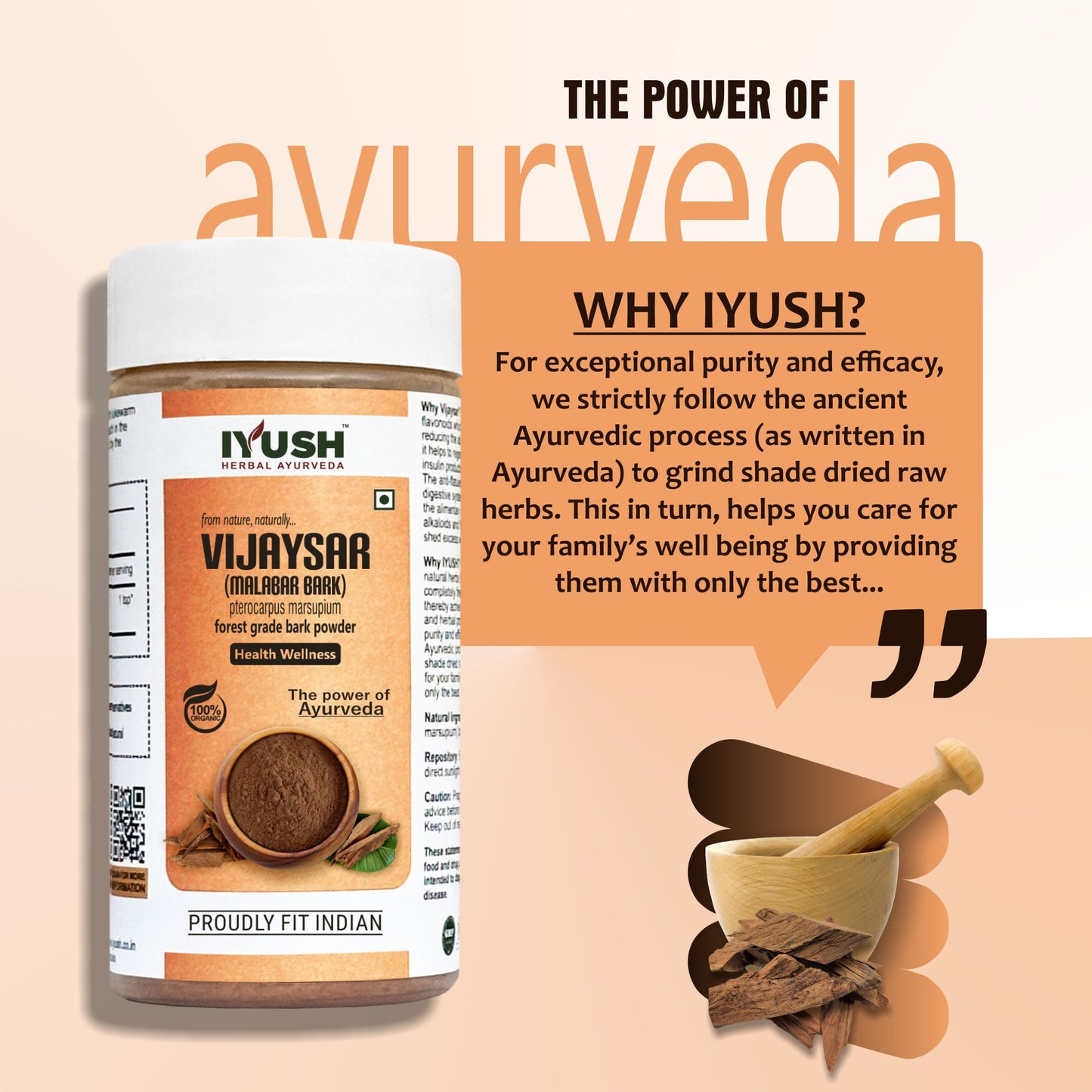 Vijaysar Bark Powder