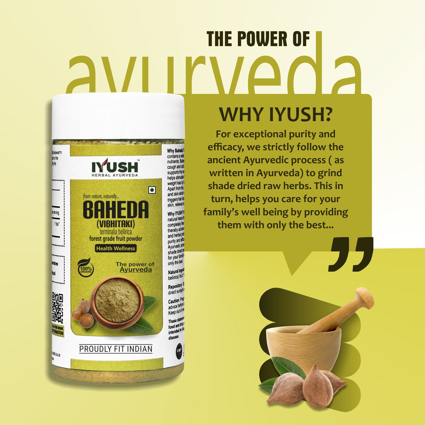 Pure Baheda Fruit Powder