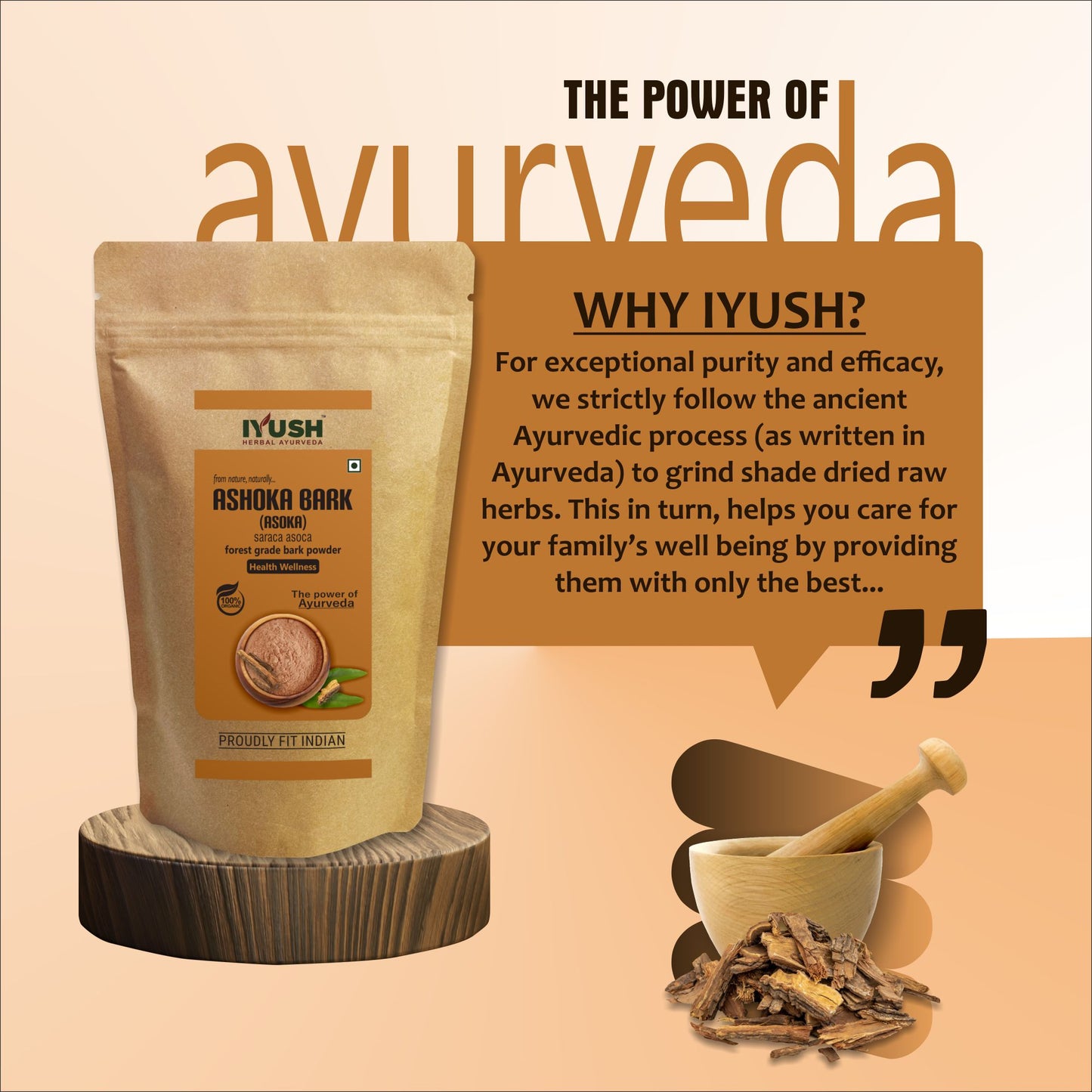 Pure Ashoka Bark Powder