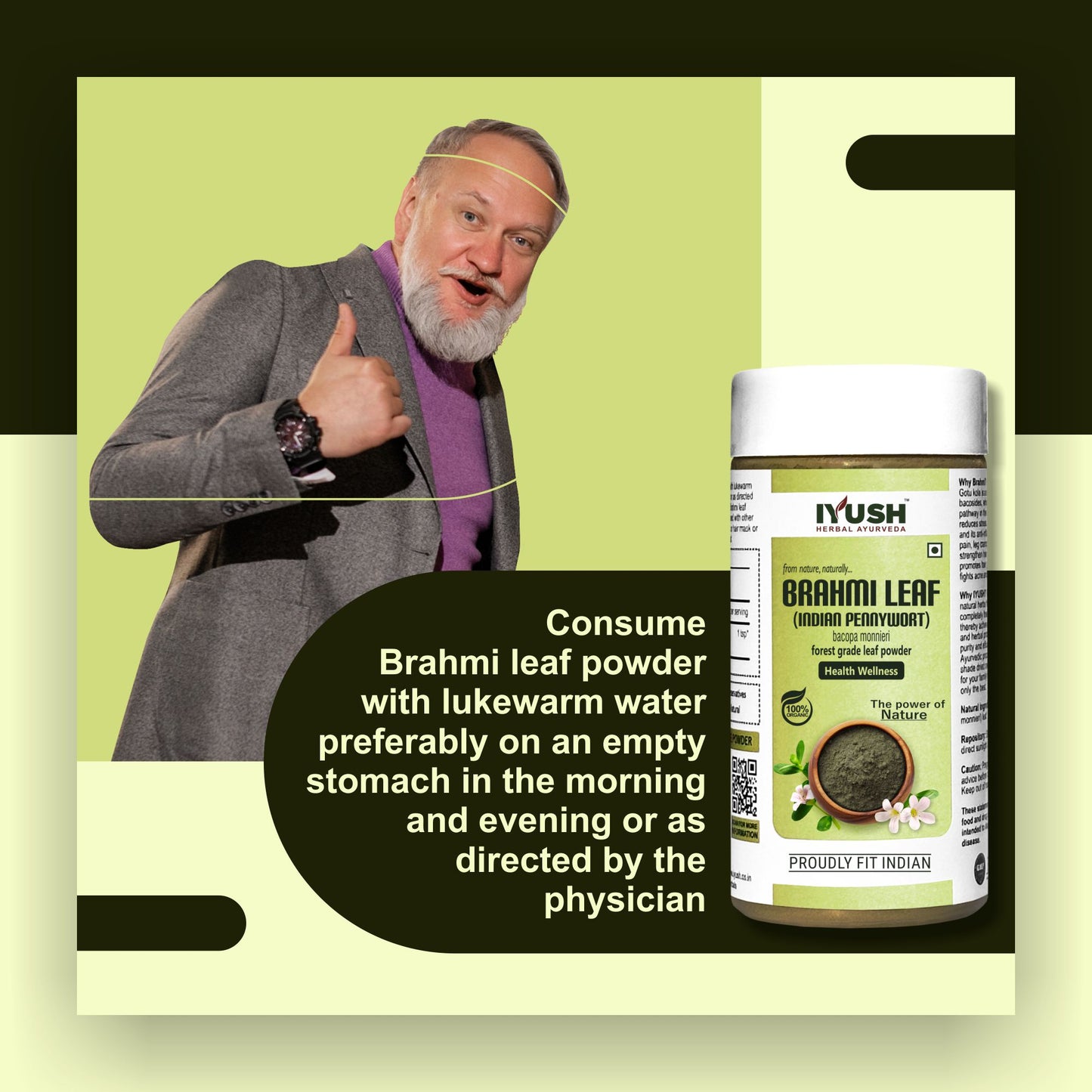 Pure Brahmi Leaf Powder