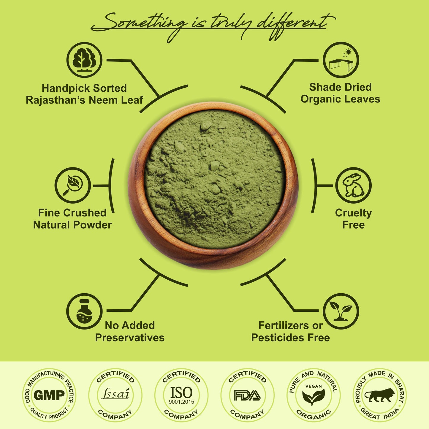 Pure Neem Leaf Powder