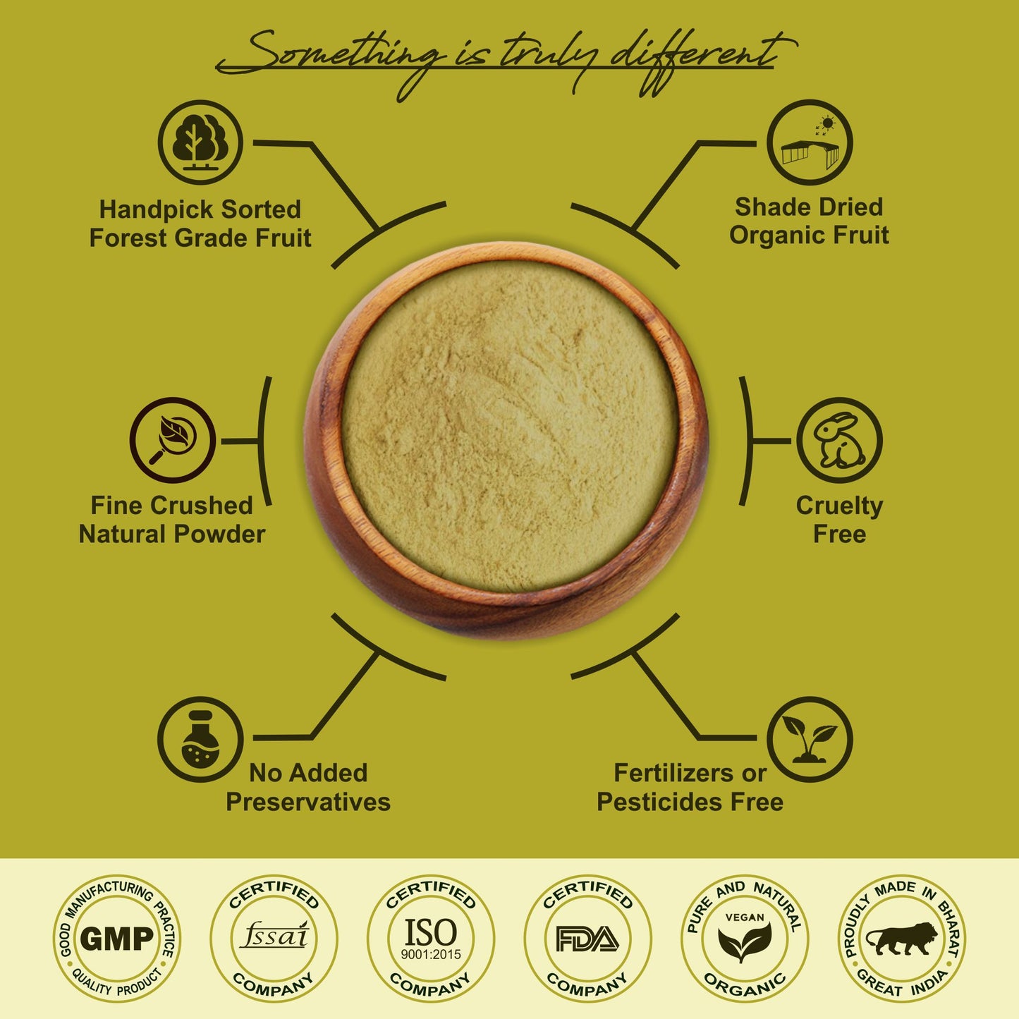 Pure Baheda Fruit Powder