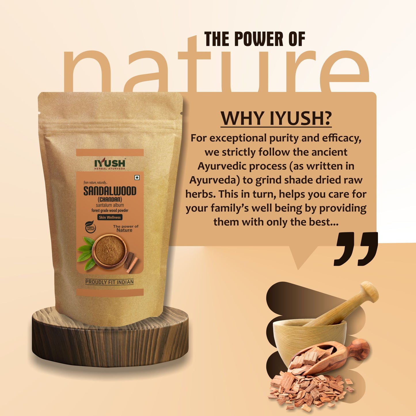 Pure Sandalwood Powder