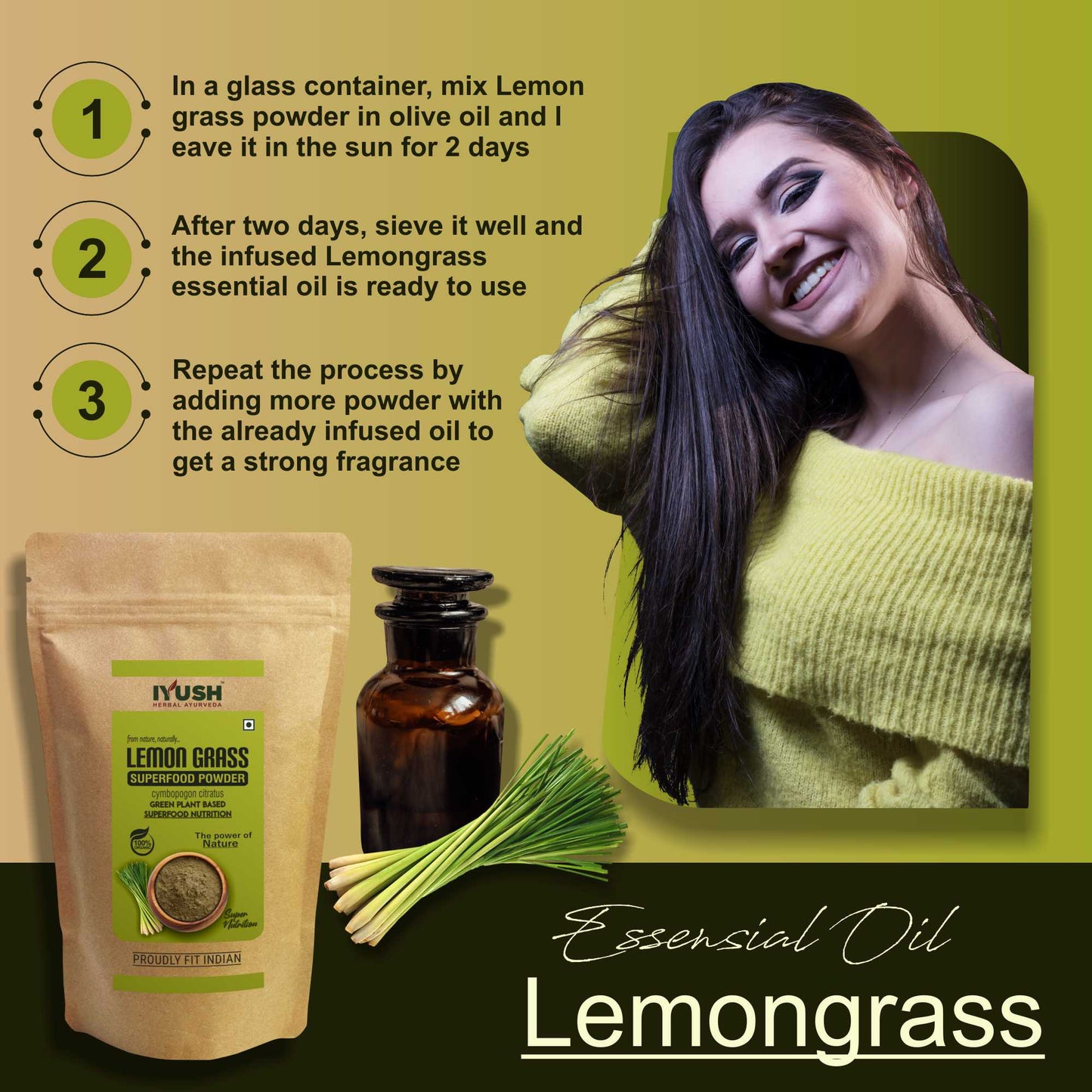 Premium Lemon Grass Superfood Powder