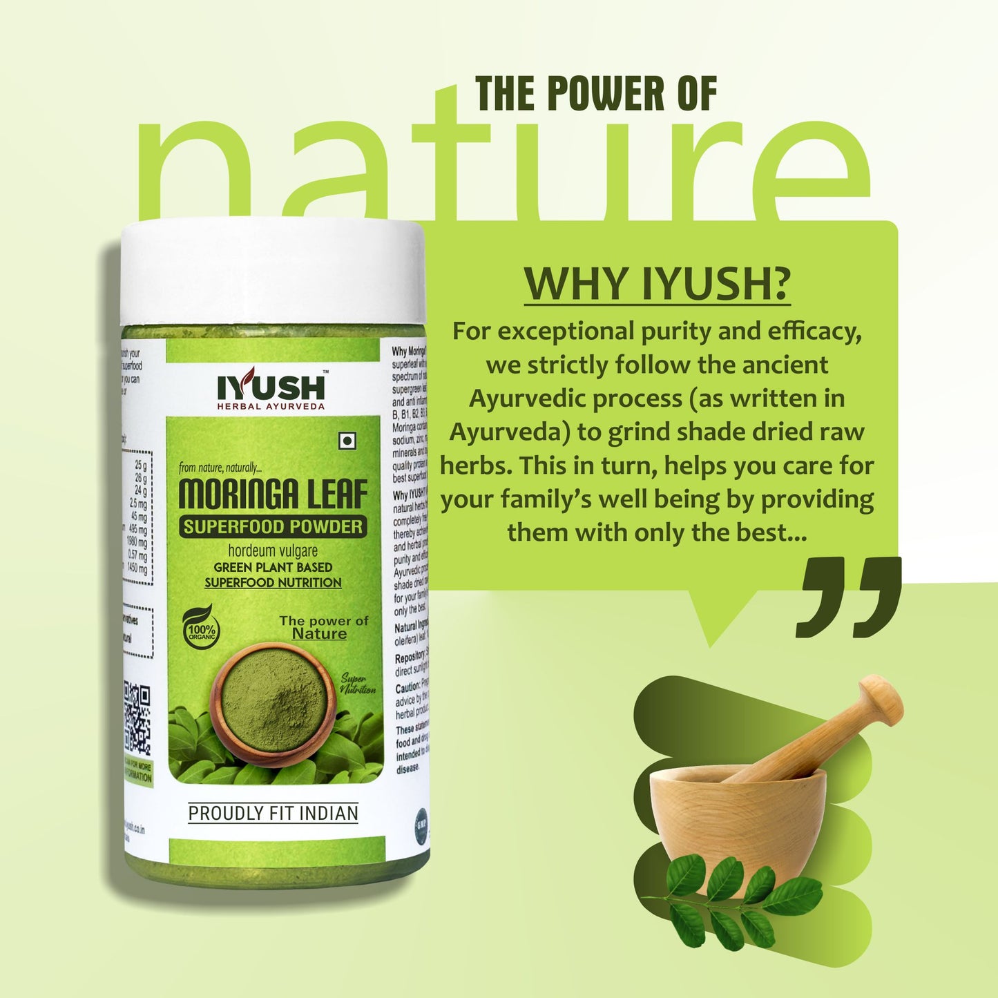 Premium Moringa Leaf Superfood Powder