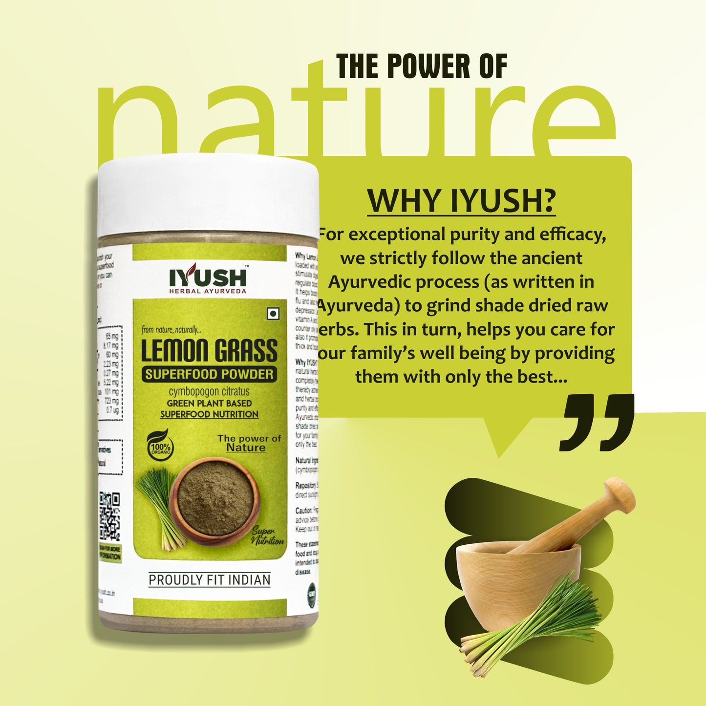 Premium Lemon Grass Superfood Powder