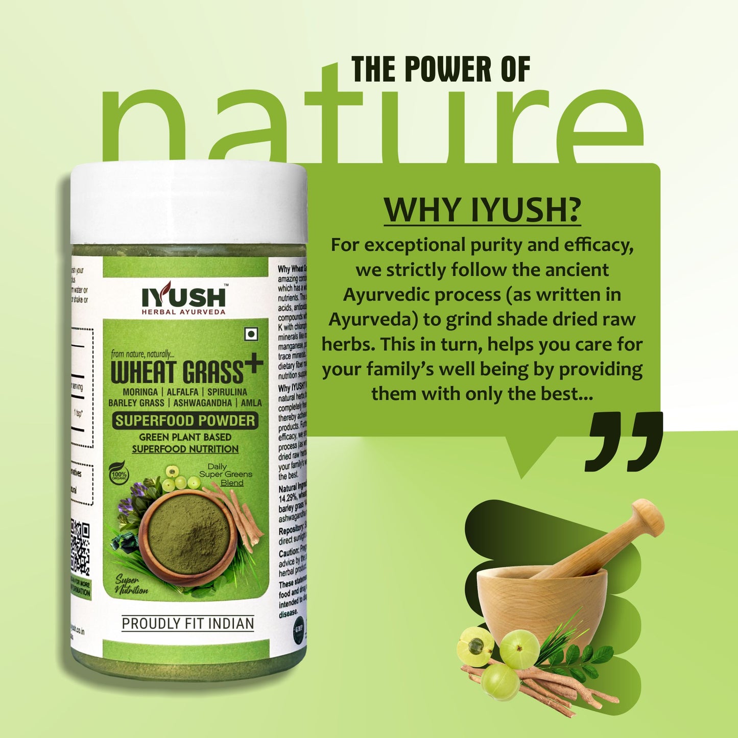 Premium Wheatgrass Plus Powder